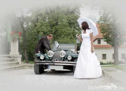 Alfa Romeo Roadster - naprawa auta oczywiście pozowana do sesji zdjęciowej :-)