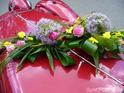 Przykładowe kompozycje z żywych kwiatów - przystrojenie Nr 3